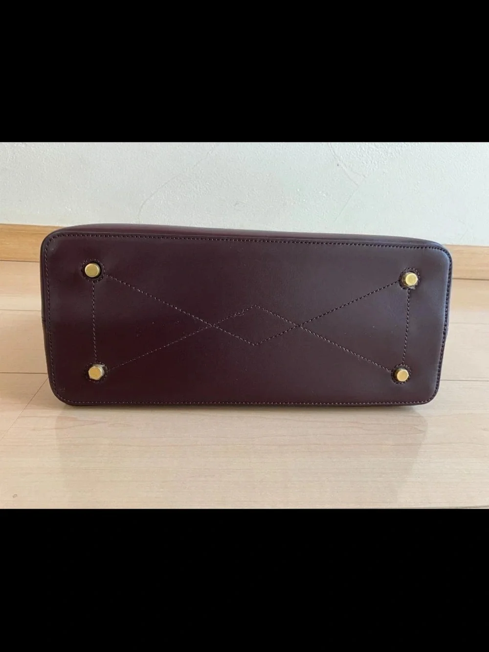 Mulberry Chocolate Brown Leather Top-Handle Satchel with Gold Hardware